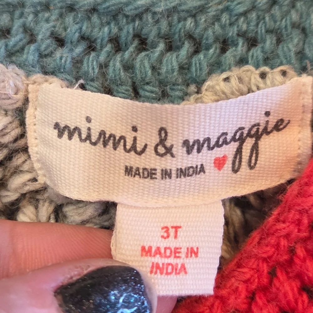 Mimi & Maggie Gray Knit Sweater - Picture 7 of 7